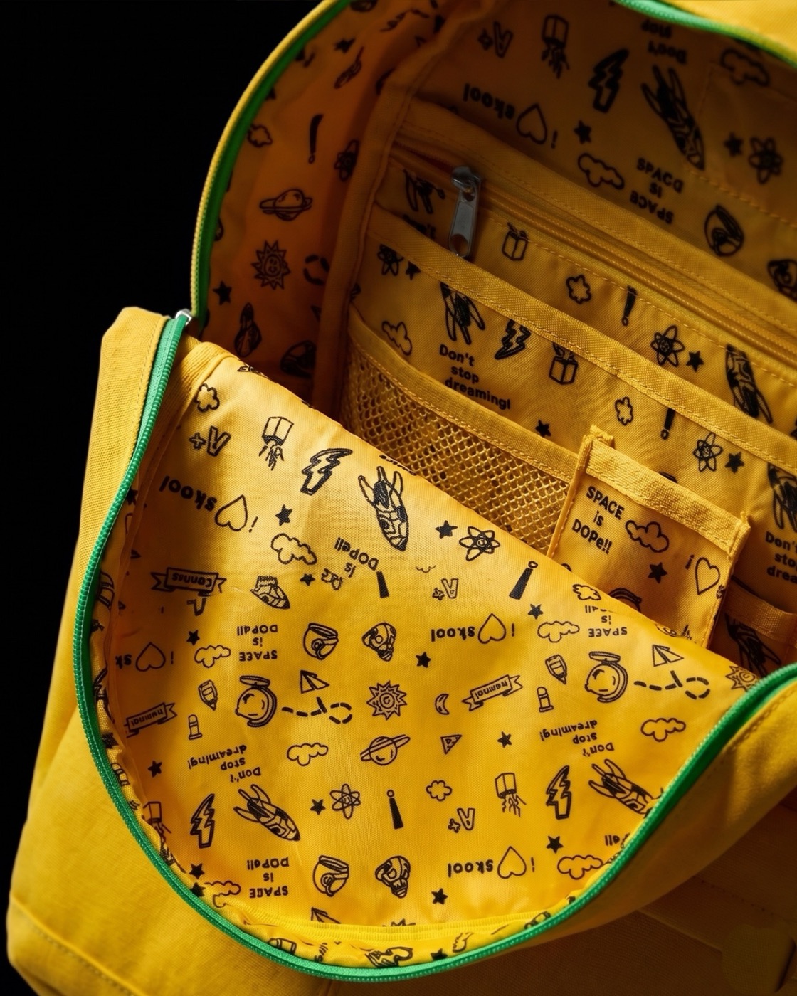 Aku_Yellow_2 backpack &mdash; interior lining